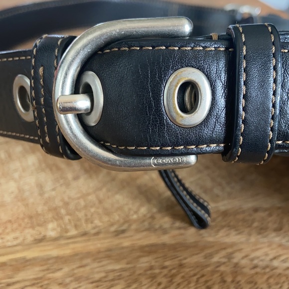 COACH Pebbled Leather Convertible Slim Bucket - Picture 7 of 10